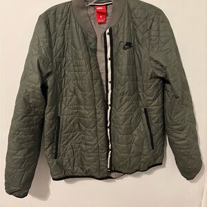 Nike Olive Quilted Jacket